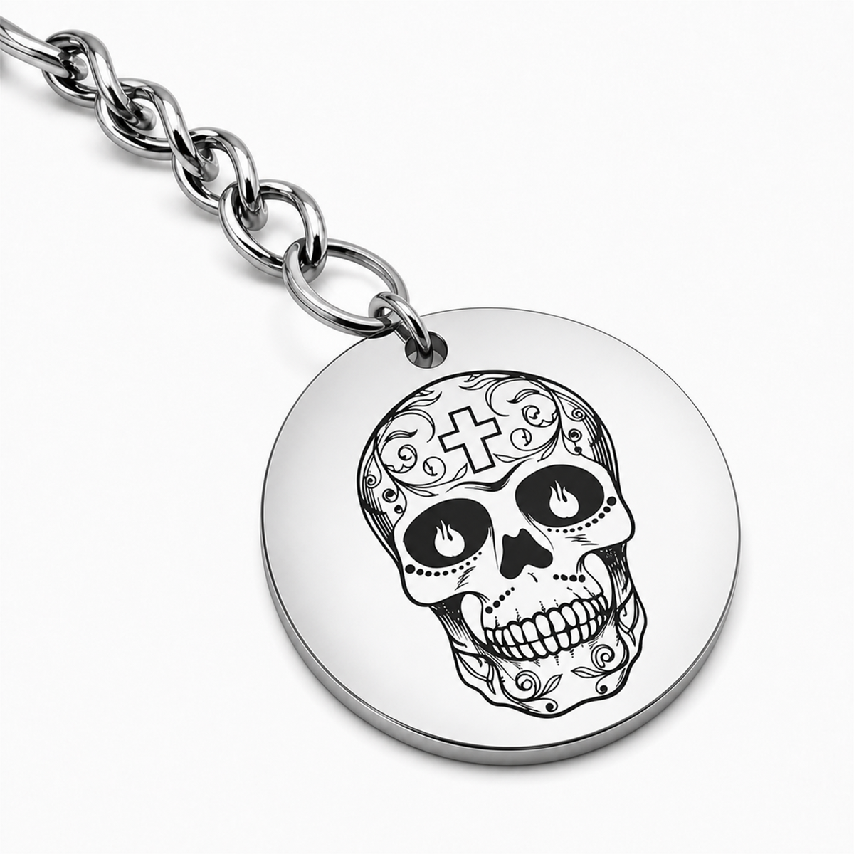 Detalle de acero inoxidable — SKU 12673