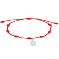 Pulsera 7 Nudos con Trébol de la Suerte