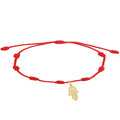 Pulsera 7 Nudos con Mano de Fátima en Acero