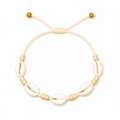 Pulsera Concha Hilo Encerado