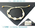 Pulsera Hilo Encerado de concha - cotigo
