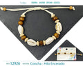 Pulsera Hilo Encerado de concha - cotigo