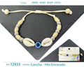 Pulsera Hilo Encerado de concha - cotigo