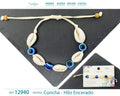 Pulsera Hilo Encerado de concha - cotigo