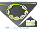 Pulsera Hilo Encerado de concha - cotigo