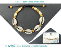Pulsera Hilo Encerado de concha - cotigo