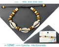 Pulsera Hilo Encerado de concha - cotigo
