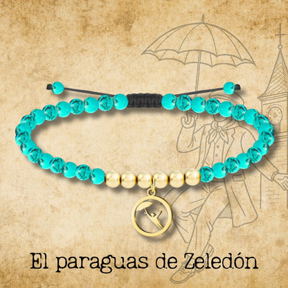 Pulsera tuquesa -El paraguas de Zeledón - Dorado