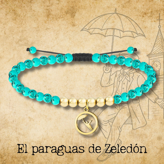 Pulsera tuquesa -El paraguas de Zeledón - Dorado
