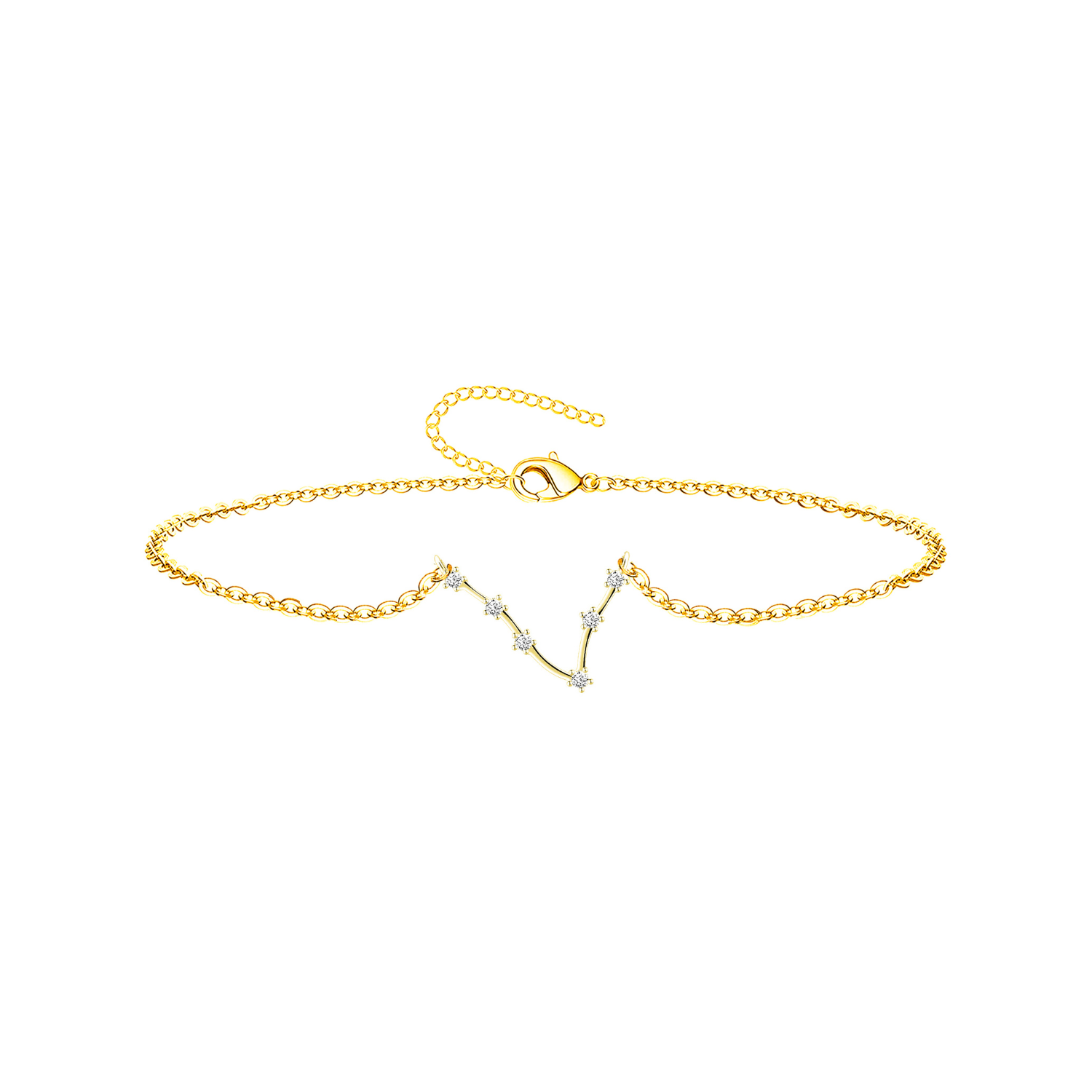Pulsera Mapa Zodíaco en Acero Dorado