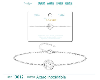 Pulsera Ojo de Horus Acero Inoxidable