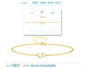 Pulsera Gato en Acero Inoxidable – vista principal del diseño gato