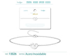 Pulsera Bruja en Acero Inoxidable en acabado plateado – vista principal del diseño bruja