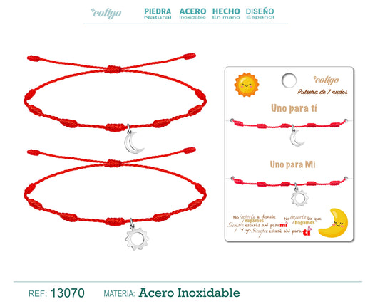 pulsera de 7 nudos