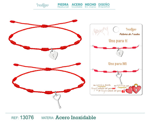 pulsera de 7 nudos