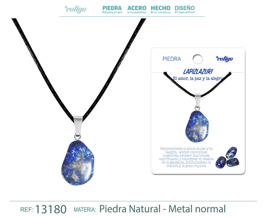Colgante Piedra natural Lapislazuli