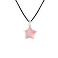 Colgante Cuarzo Rosa en Forma de Estrella 13193
