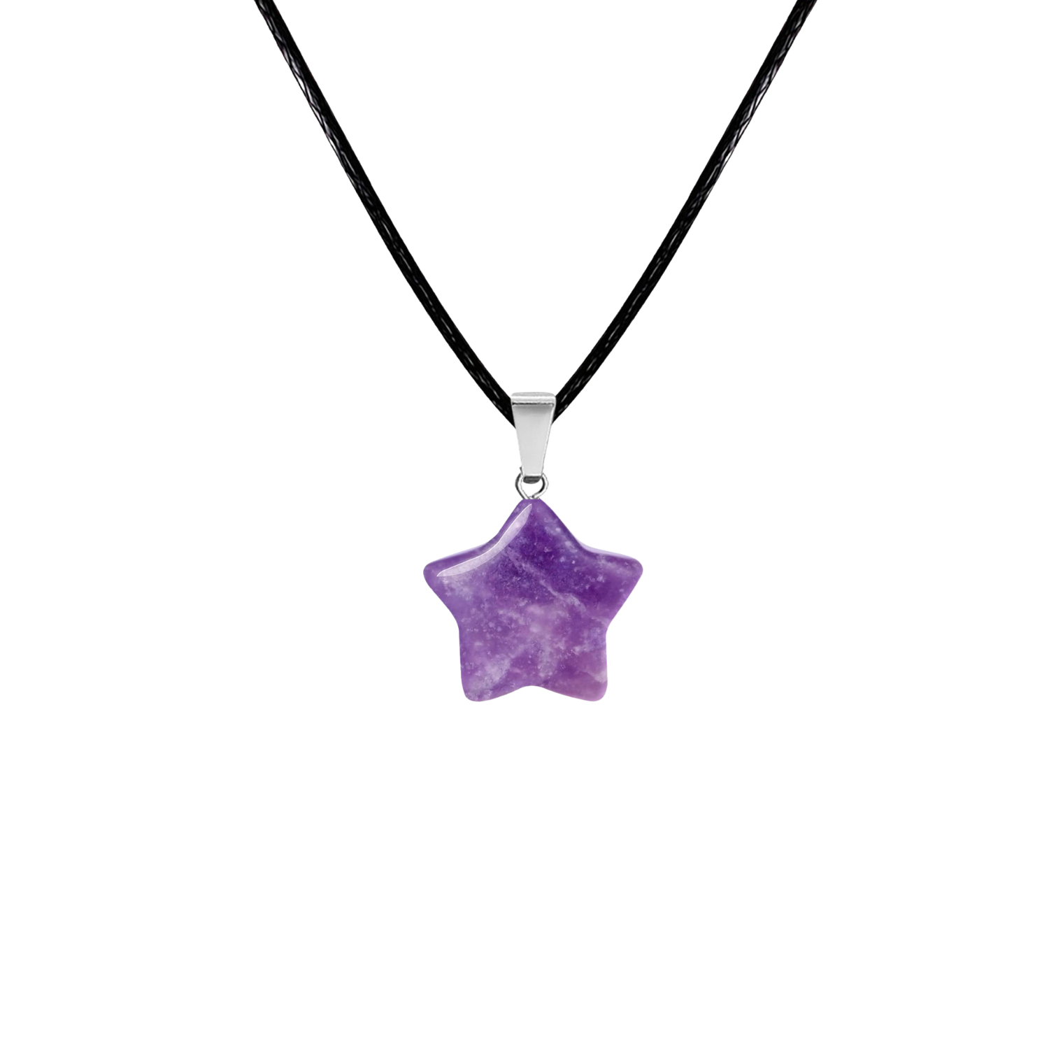 Colgante Amatista en Forma de Estrella 13197