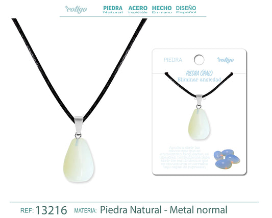 Colgante Gotita de piedra ópalo
