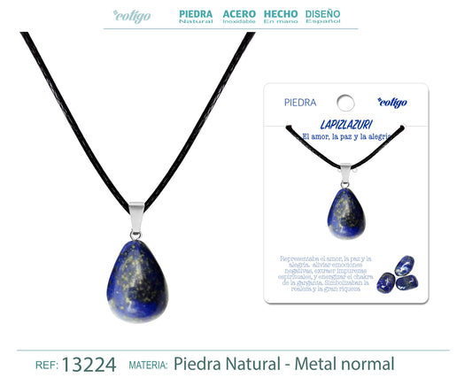 Colgante Gotita de piedra Lapislazuli