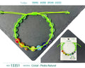 Pulsera 7 Chakras con cristal de Hilo Trenzado - cotigo