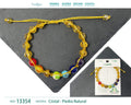 Pulsera 7 Chakras con cristal de Hilo Trenzado - cotigo