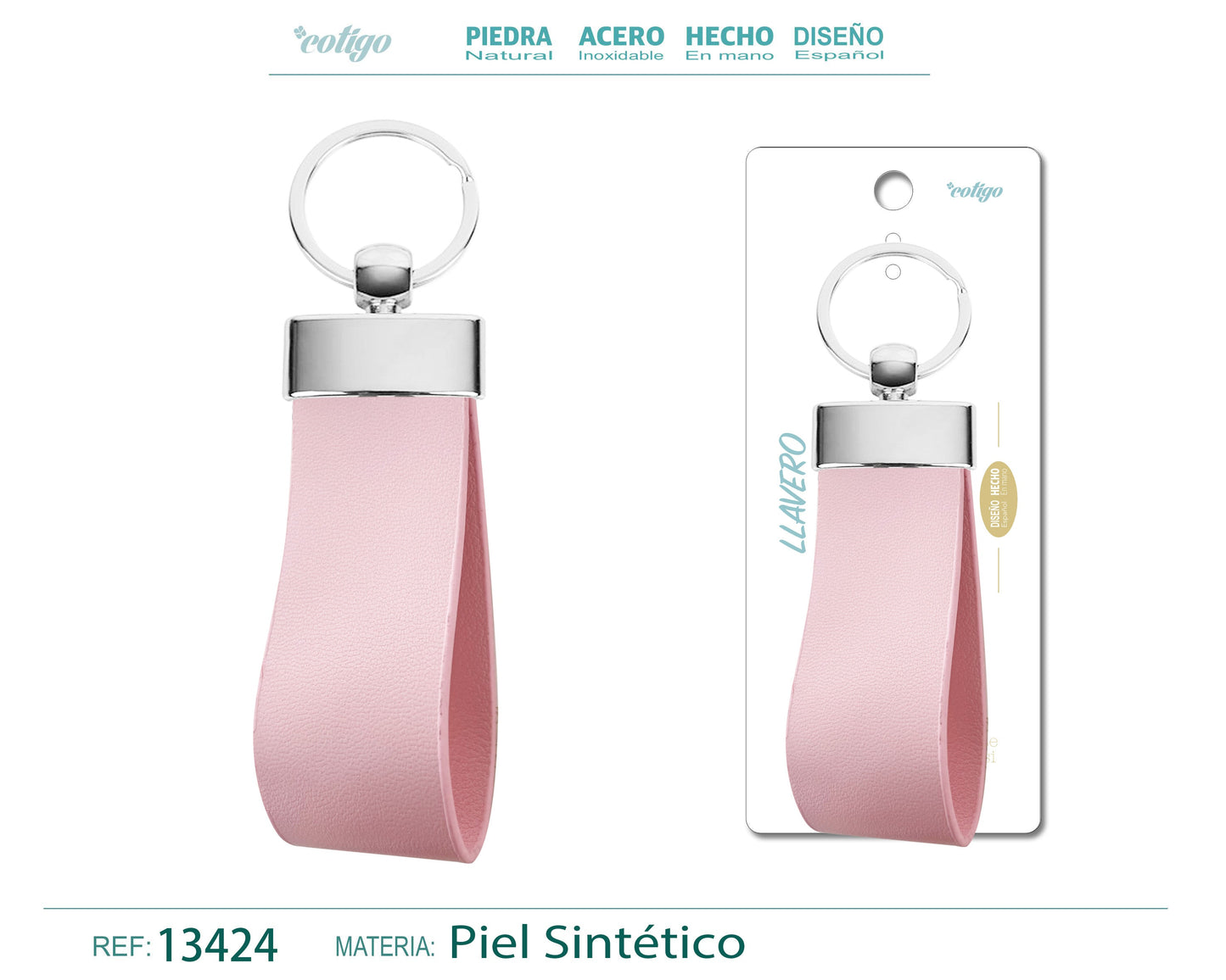 Llavero Cuero sintética