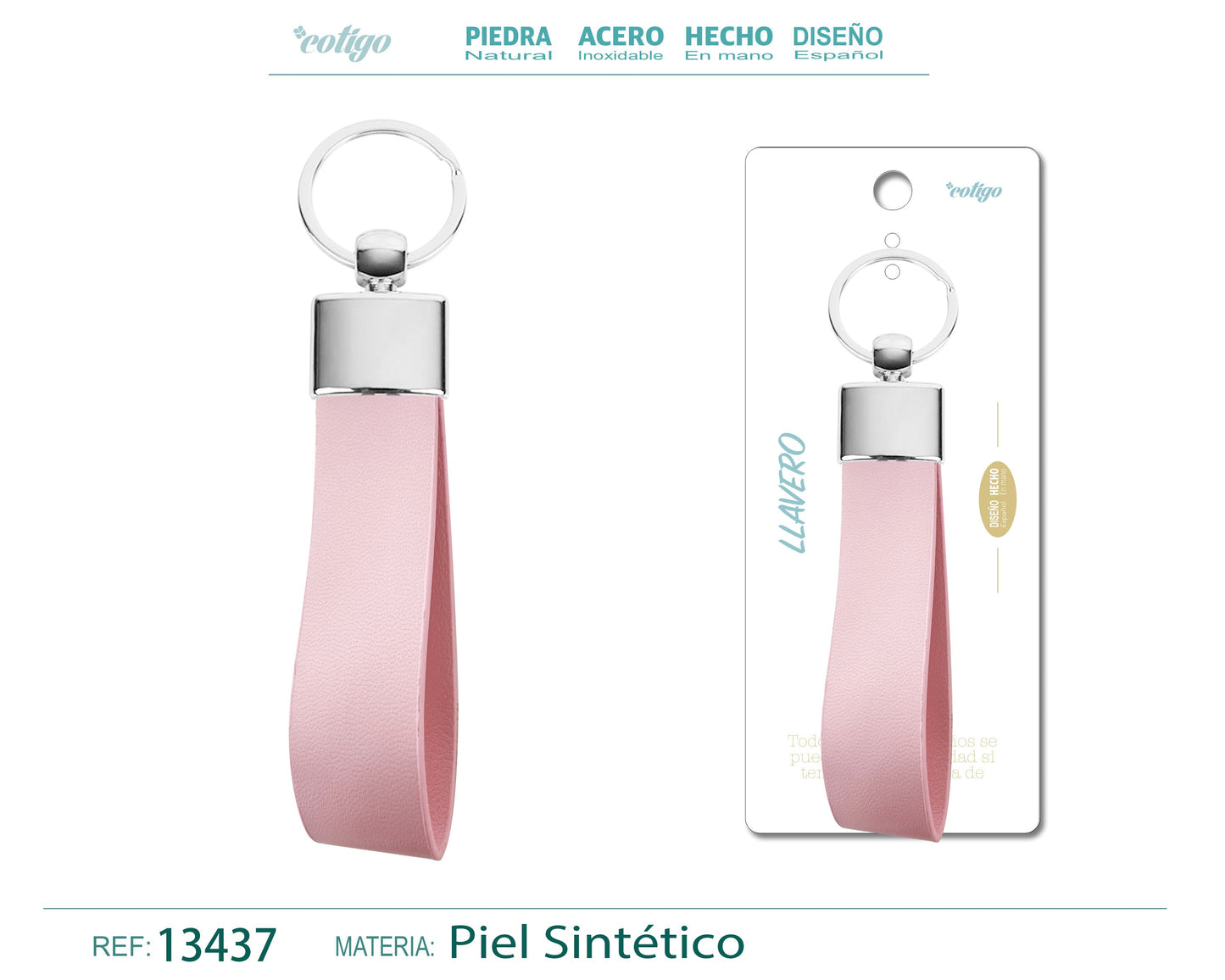 Llavero Cuero sintética