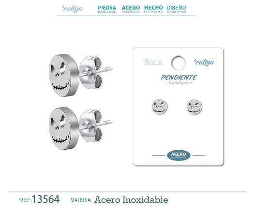 Pendiente Acero color Pladeado