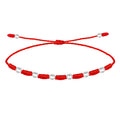 Pulsera 7 Nudos con Bolas en Acero
