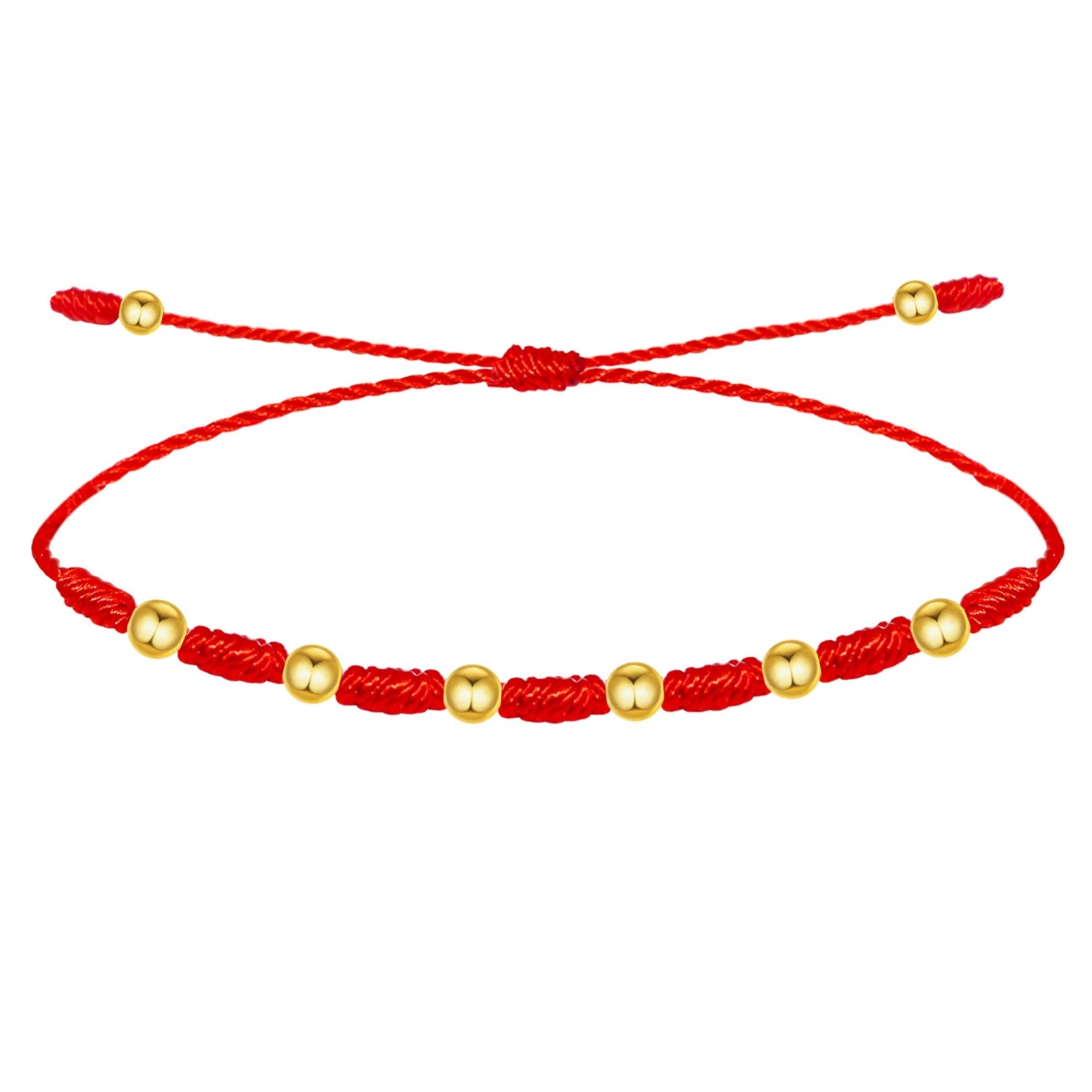 Pulsera 7 Nudos con Bolas en Acero detalle