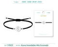 Pulsera Ojo Turco Plateado de Hilo En.Negro - cotigo