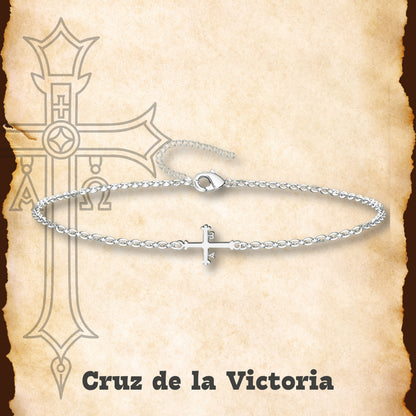 Pulsera Cruz Caravaca Acero Inoxidable, Cruz de la Victoria, Cruz Tau, Cruz Egipcia, Cruz de Santiago
