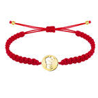Pulsera Hilo Destino Sol y Luna Acero