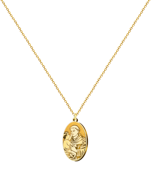 Colgante Medalla de San Antonio en Acero