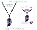 Colgante Diente lobo de piedra Amatista - cotigo