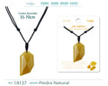 Colgante Diente lobo de piedra Jade amarilla - cotigo