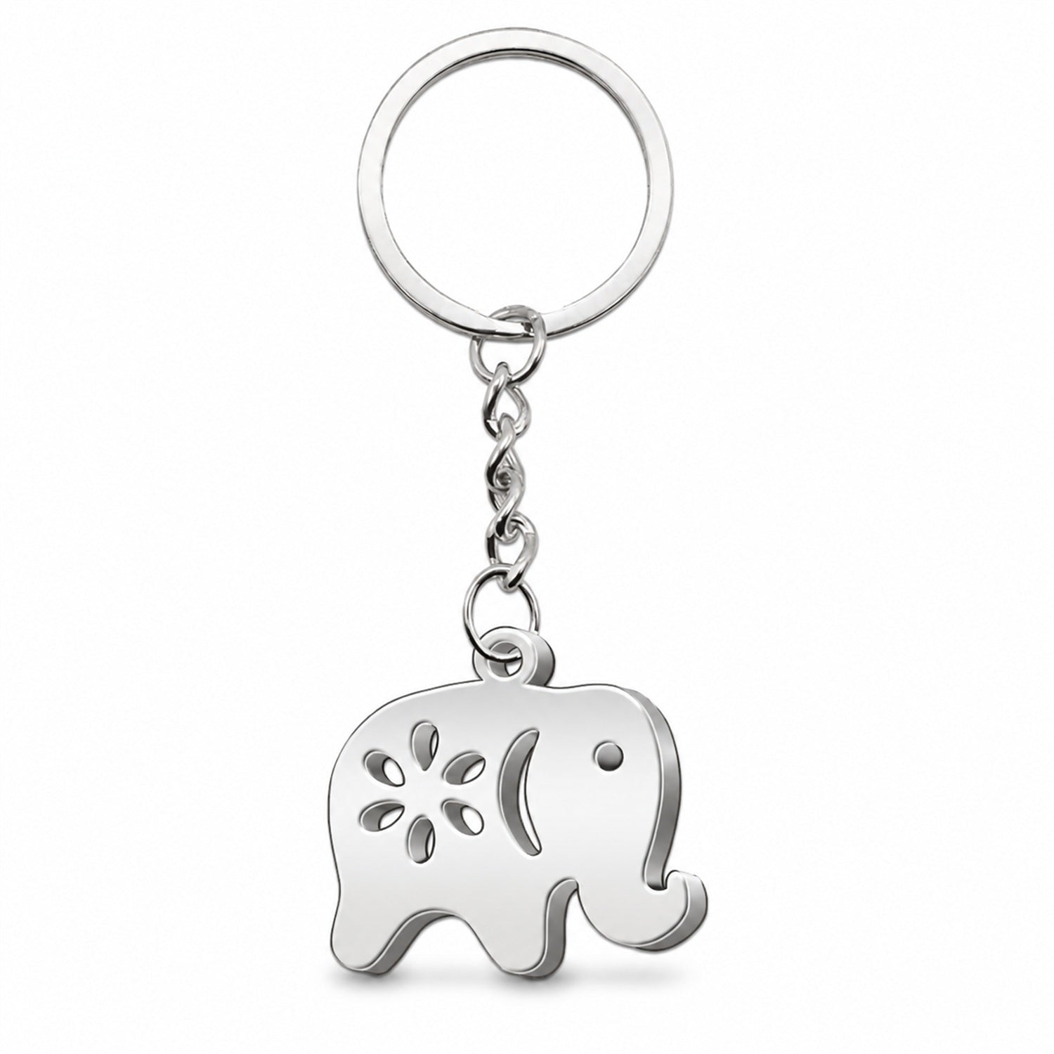 Llavero Elefante Acero Inoxidable