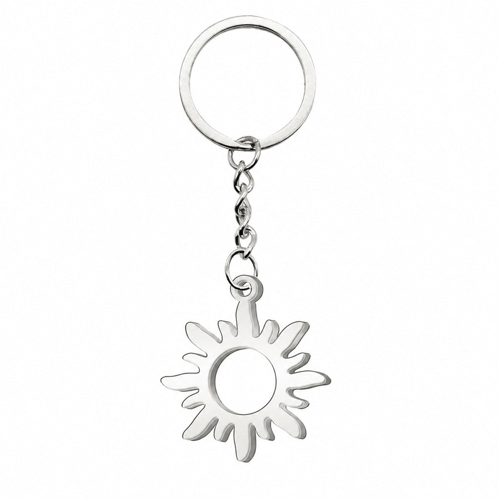 Llavero Sol Acero Inoxidable