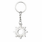 Llavero Sol Acero Inoxidable