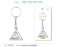 Llavero de Ojo Turco Acero - cotigo