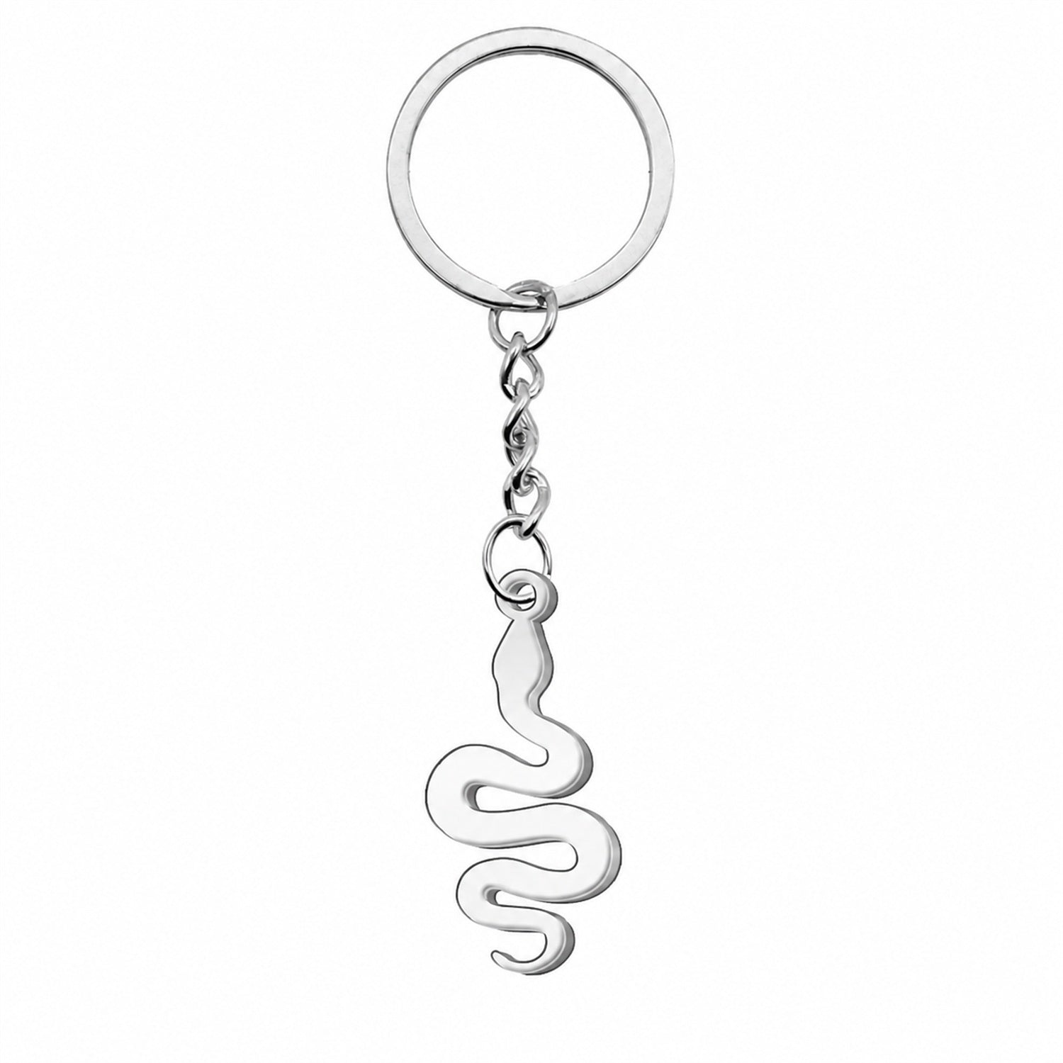 Llavero Serpiente Acero Inoxidable
