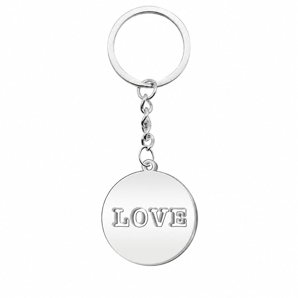 Llavero Amor Acero Inoxidable