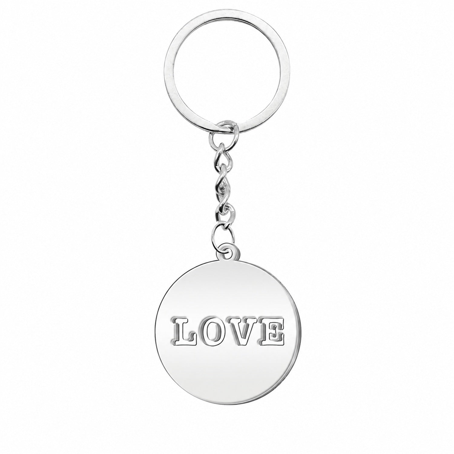Llavero Amor Acero Inoxidable