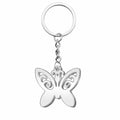 Llavero Mariposa Acero Inoxidable