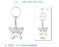 Llavero de Mariposa Acero - cotigo