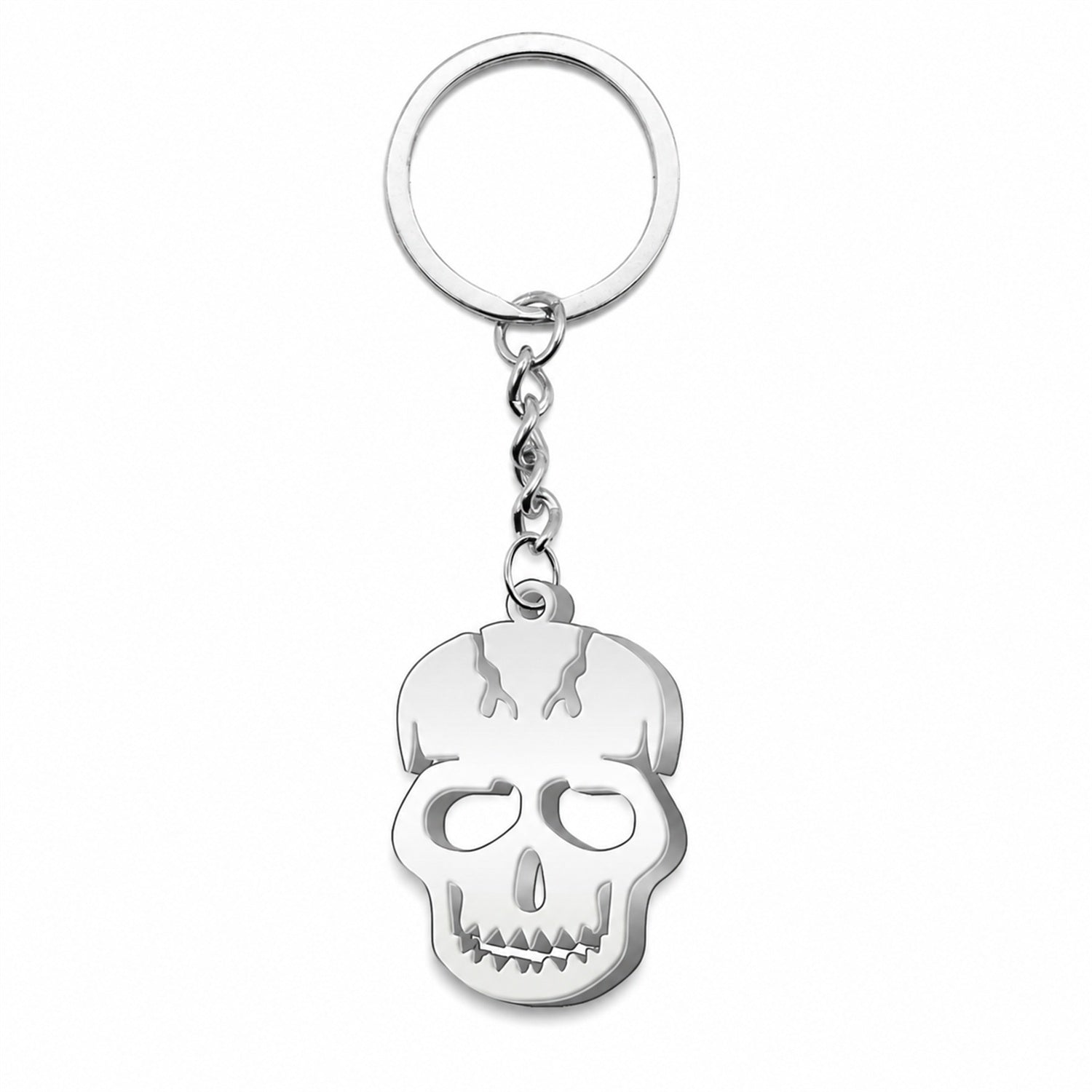 Llavero Calavera Acero Inoxidable