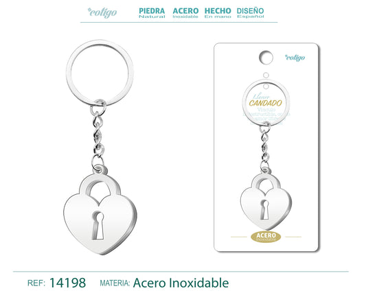 Llavero de Candado Acero