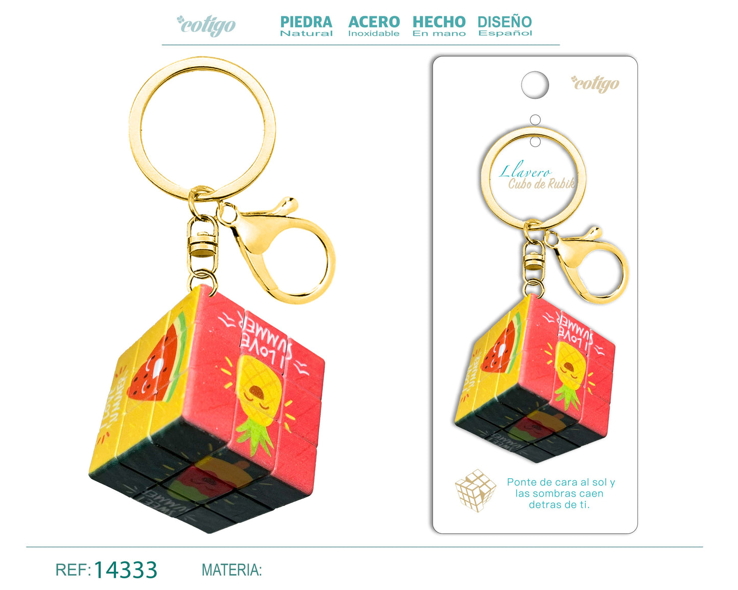 Llavero Cubo