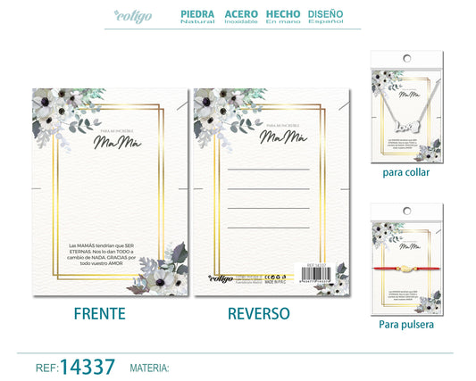 Tarjeta felicitación para Mamá